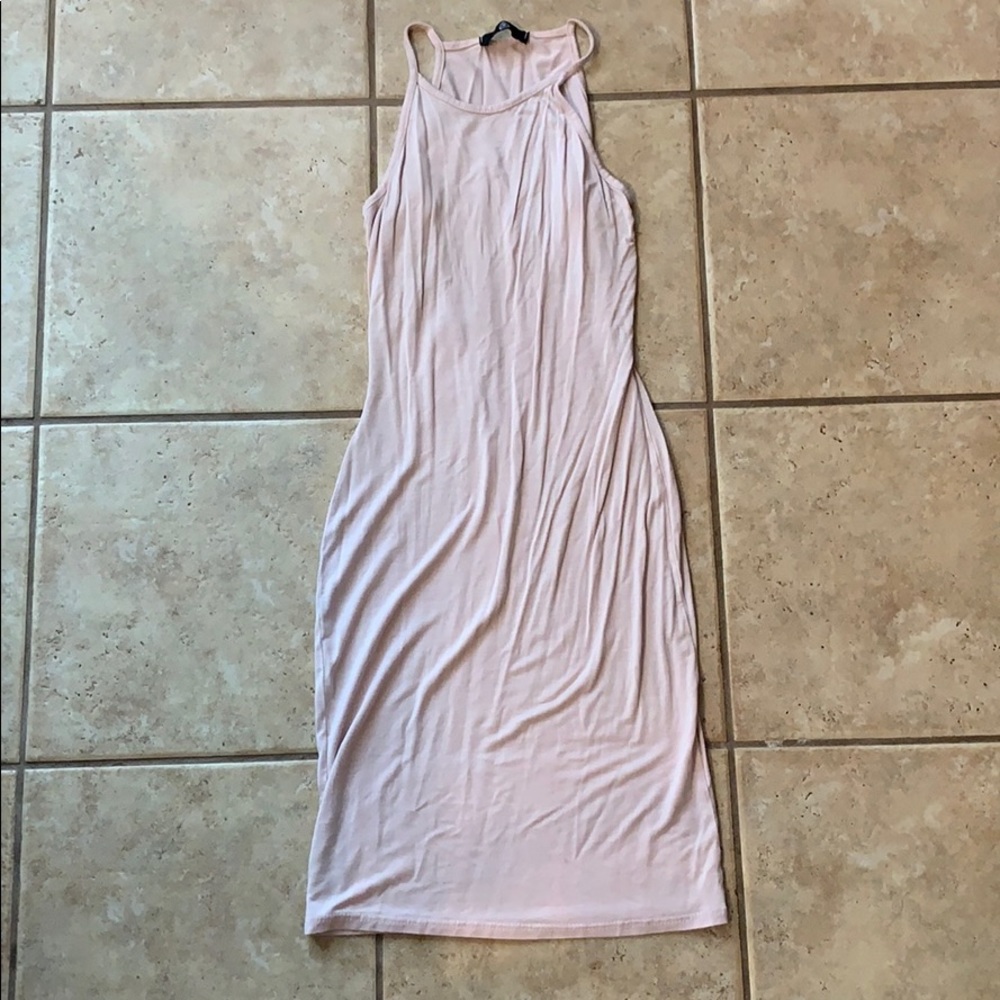 Pink Missguided Spaghetti Strap Dress
